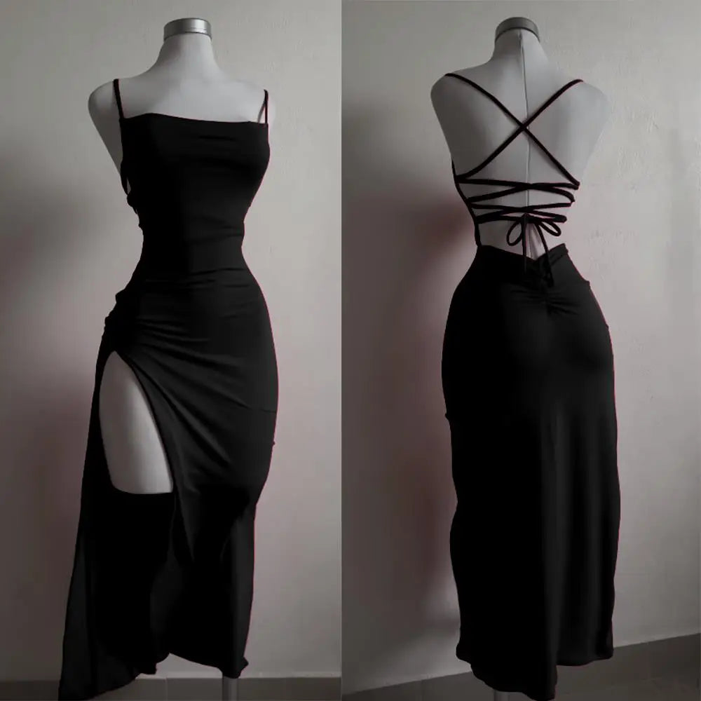 MINI VESTIDO AJUSTADO ESPALDA DESCUBIERTA