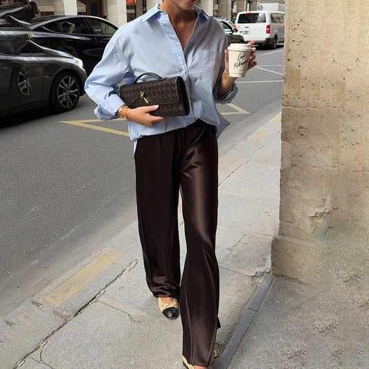 ELEGANTES PANTALONES ANCHOS