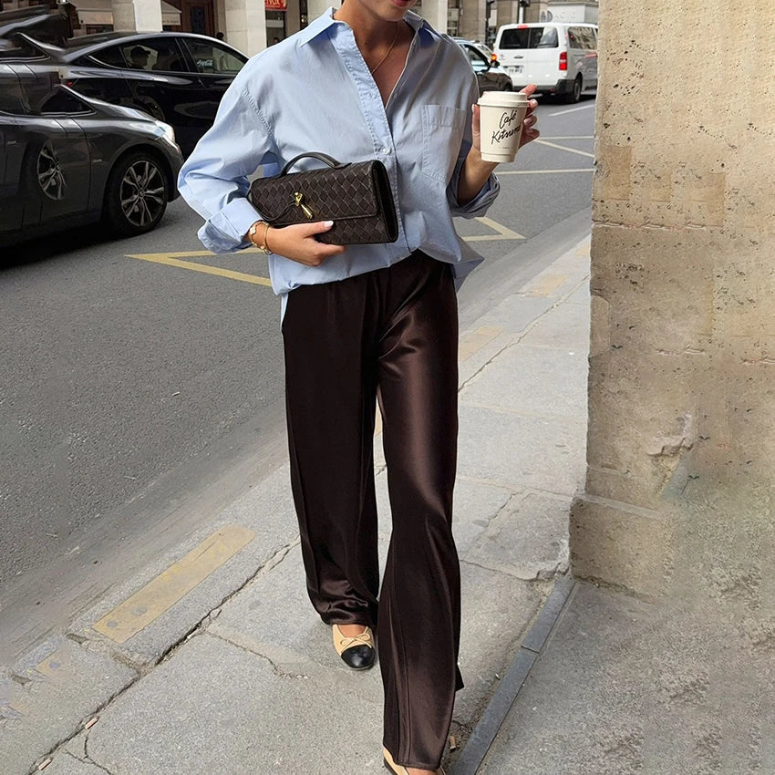 ELEGANTES PANTALONES ANCHOS