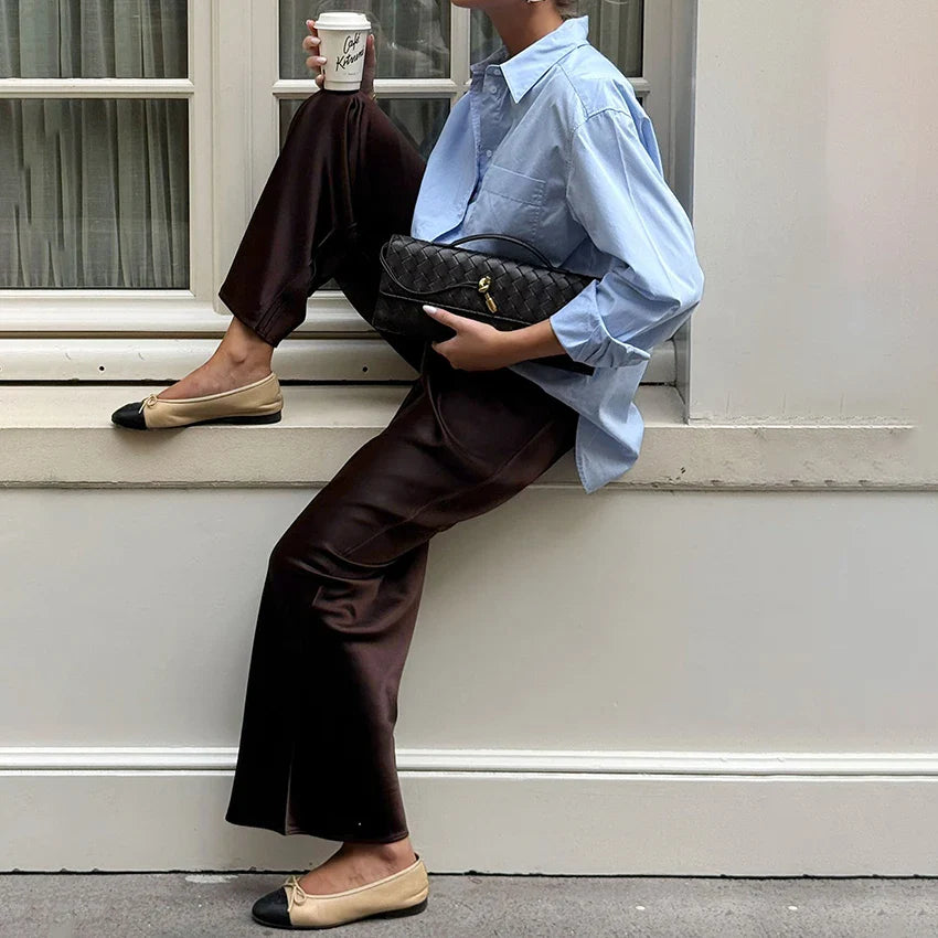 ELEGANTES PANTALONES ANCHOS