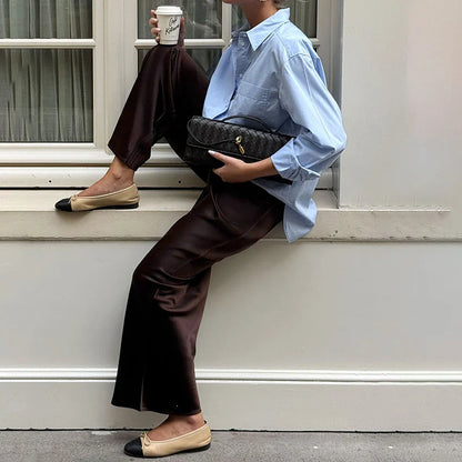 ELEGANTES PANTALONES ANCHOS