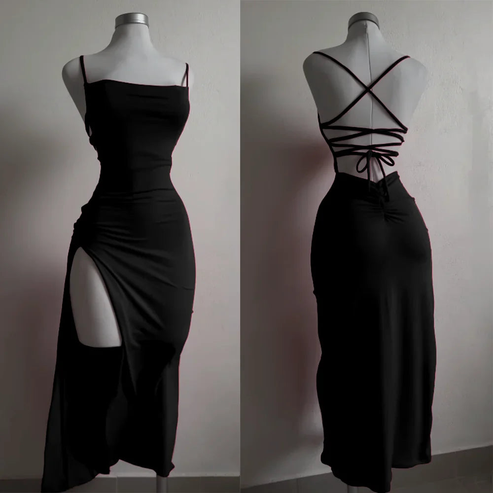 MINI VESTIDO AJUSTADO ESPALDA DESCUBIERTA
