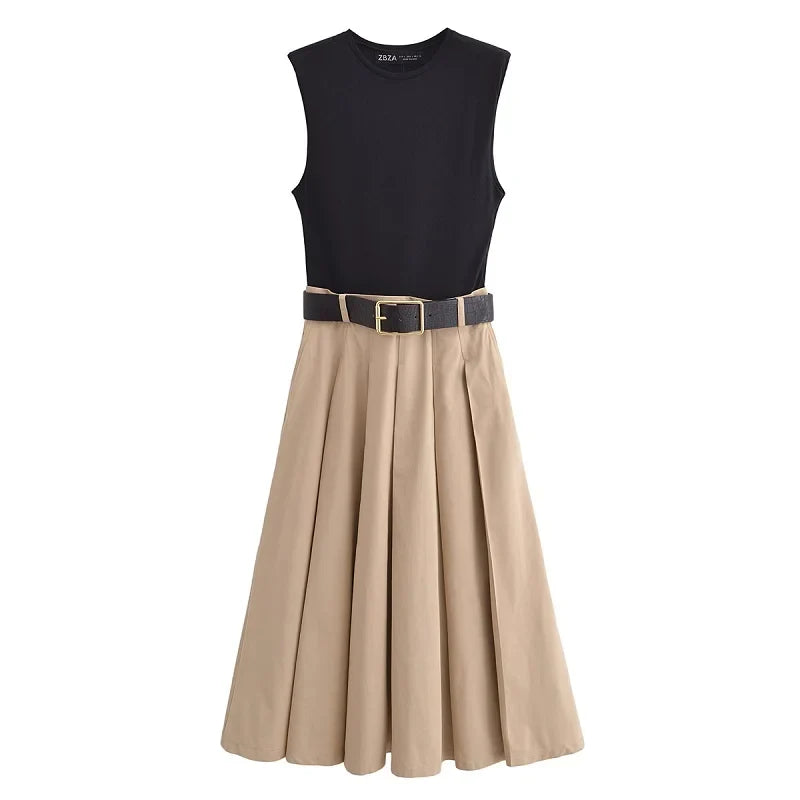 LUNA | VESTIDO PLISADO