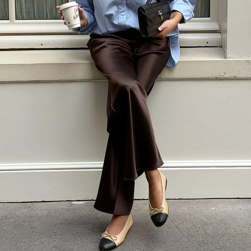 ELEGANTES PANTALONES ANCHOS
