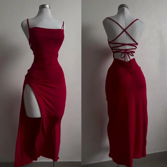 MINI VESTIDO AJUSTADO ESPALDA DESCUBIERTA