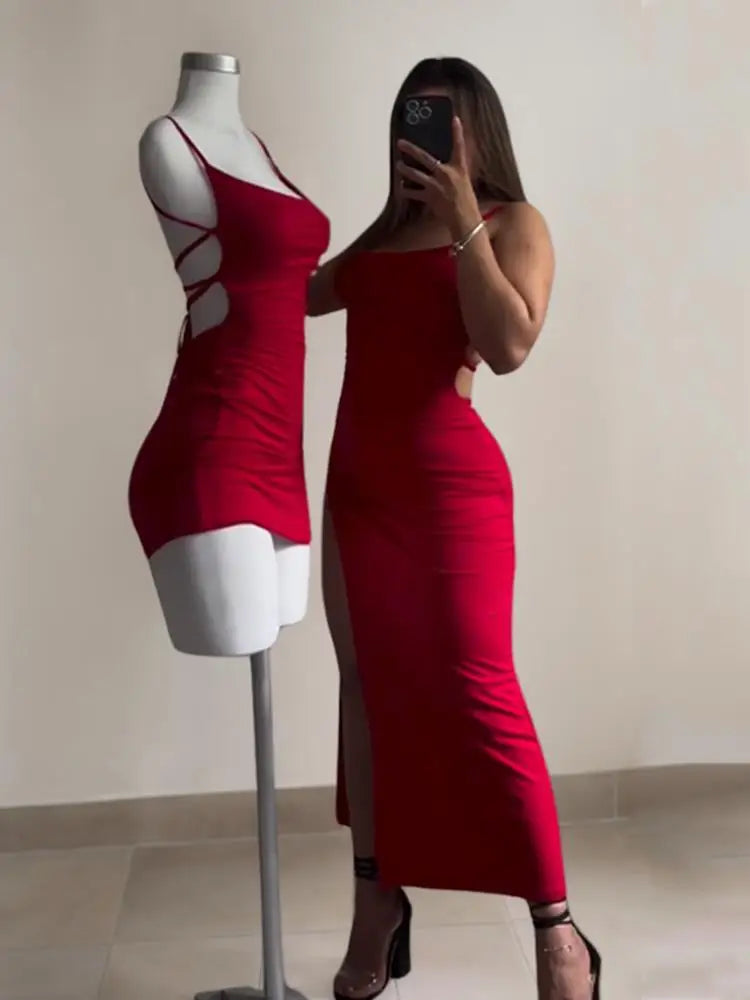 MINI VESTIDO AJUSTADO ESPALDA DESCUBIERTA