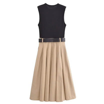 LUNA | VESTIDO PLISADO