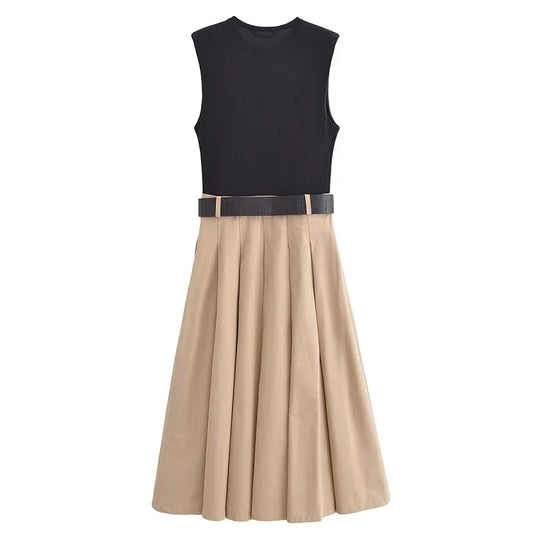LUNA | VESTIDO PLISADO
