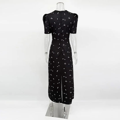 VESTIDO DE FIESTA DE ENCAJE